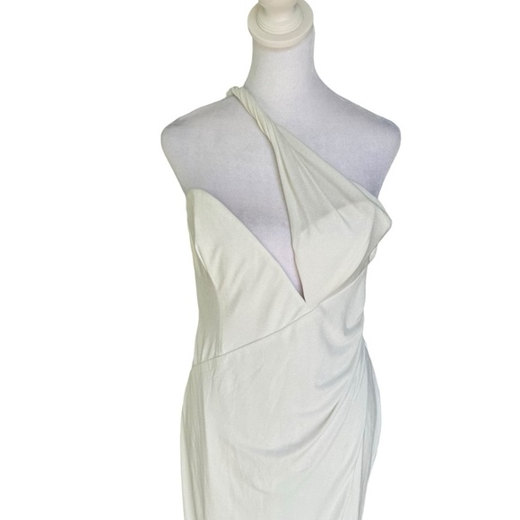 Katie May x Revolve - Brittany Gown in Silver Dusted Ivory Sz M - Picture 5 of 12